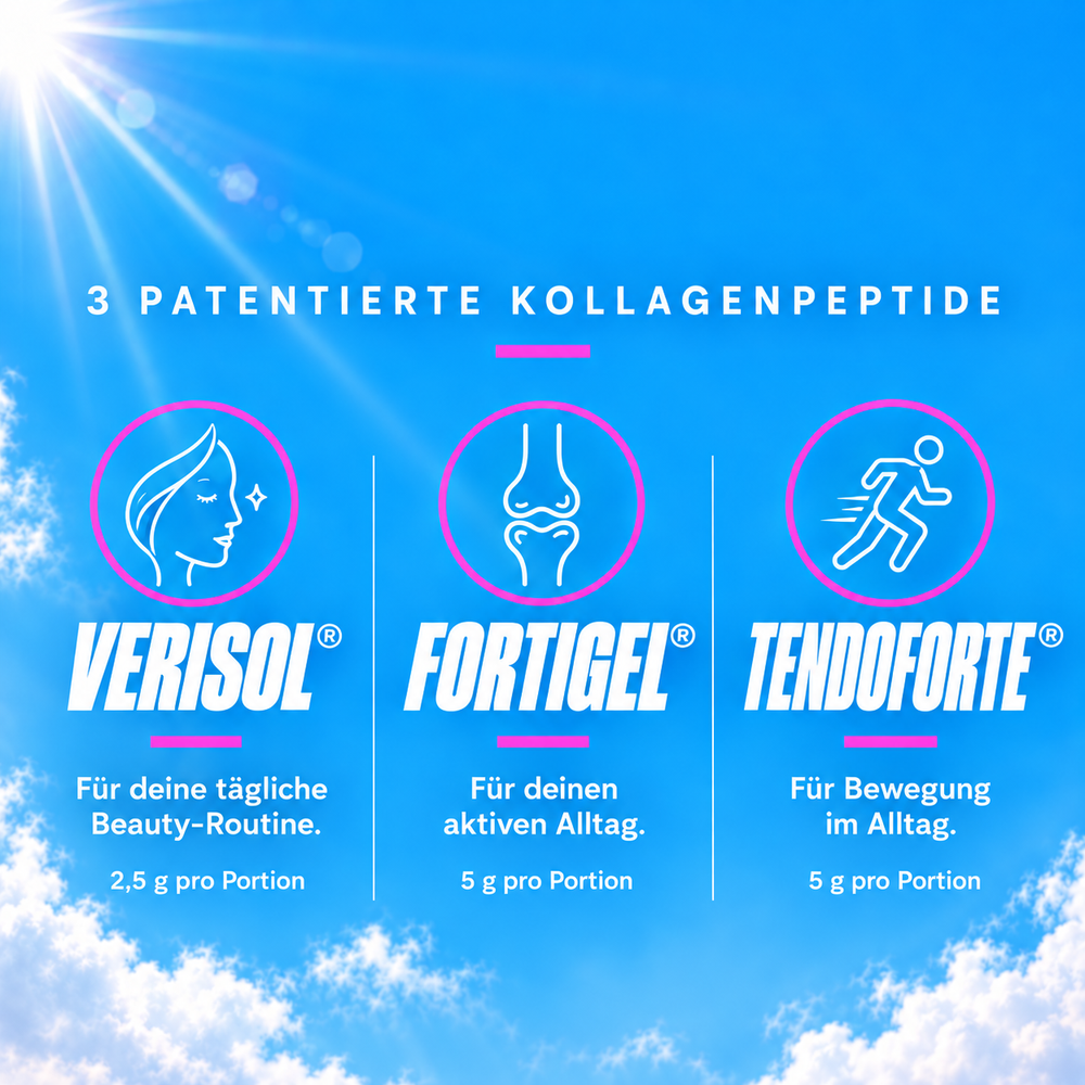 Kollagendose Patentiert von Jungsain GmbH
