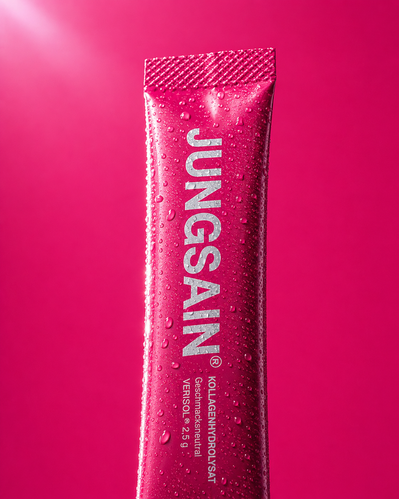 Detailaufnahme von Kollagenstick mit verisol von jungsain