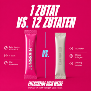 Zutaten vergleich Kollagenstick Jungsain 
